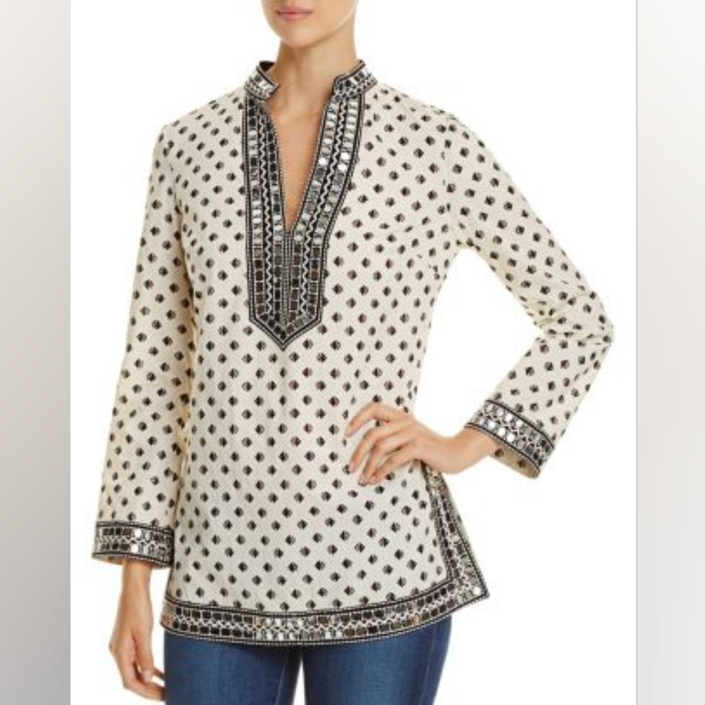 Tory Burch Fish Print Tunic